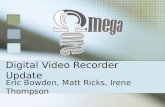 Digital Video Recorder Update