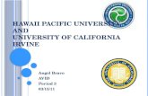 Hawaii Pacific University  and  University of California Irvine
