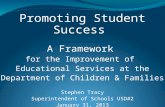 Promoting Student Success A Framework for the Improvement of  Educational Services at the