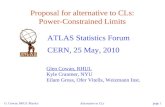 Proposal for alternative to CLs: Power-Constrained Limits