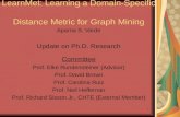 LearnMet: Learning a Domain-Specific  Distance Metric for Graph Mining