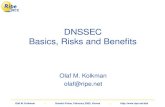 DNSSEC Basics, Risks and Benefits