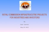 ROYAL COMMISSION INFRASTRUCUTRE PROJECTS  FOR INDUSTRIES AND INVESTORS