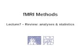 fMRI Methods Lecture7 – Review: analyses & statistics