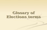 Glosary of Elections terms
