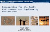 Researching for the Built Environment and Engineering Professions