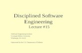 Disciplined Software  Engineering  Lecture #15