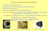 Neutron detectors and spectrometers