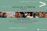 University of Stirling 1 May 2007