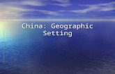 China: Geographic Setting