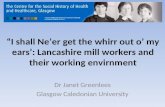 Dr Janet Greenlees Glasgow Caledonian University
