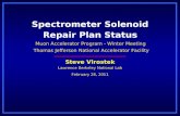Spectrometer Solenoid Repair Plan Status