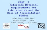 PART  I Reference Material Requirements for Laboratories and the Role of Accreditation Bodies