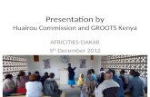 Presentation by Huairou Commission and GROOTS Kenya