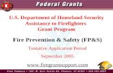 Fire Prevention & Safety (FP&S) Tentative Application Period September 2005
