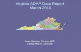 Virginia ADAP Data Report  March 2010
