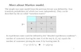 More about Markov model.