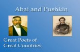 Abai and Pushkin