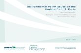 Environmental Policy Issues on the Horizon for U.S. Ports