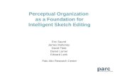 Perceptual Organization  as a Foundation for Intelligent Sketch Editing