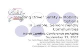 Promoting Driver Safety & Mobility Options  in Livable, Senior-Friendly Communities