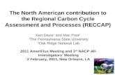 The North American contribution to the Regional Carbon Cycle Assessment and Processes (RECCAP)