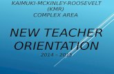Kaimuki-McKinley-Roosevelt (KMR)  Complex Area  New Teacher Orientation 2014 – 2015