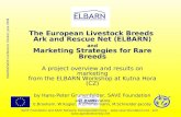 The European Livestock Breeds  Ark and Rescue Net (ELBARN)