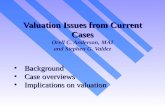Valuation Issues from Current Cases Orell C. Anderson, MAI and Stephen G. Valdez