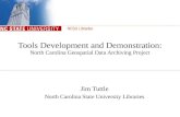 Tools Development and Demonstration: North Carolina Geospatial Data Archiving Project