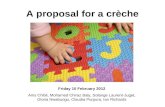 A proposal for a crèche