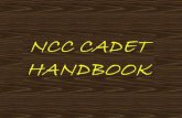 NCC CADET HANDBOOK