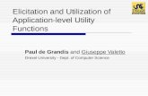 Elicitation and Utilization of Application-level Utility Functions