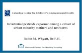 Residential pesticide exposure among a cohort of urban minority mothers and newborns
