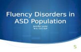 Fluency Disorders in ASD Population
