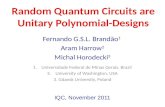 Random Quantum Circuits are Unitary Polynomial-Designs