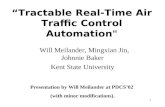 “Tractable Real-Time Air Traffic Control Automation"