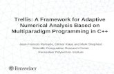 Trellis: A Framework for Adaptive Numerical Analysis Based on Multiparadigm Programming in C++