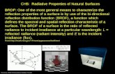 CH5:  Radiative Properties of Natural Surfaces