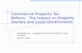 Commercial Property Tax Reform:  The Impact on Property Owners and Local Governments