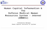 Human Capital Information & The Defense Medical Human Resources System –  internet  (DMHRS i )