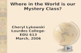 Where in the World is our Mystery Class?