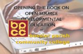 Opening the Book on Open Source Developmental Education