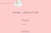 Europe – places to visit