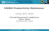 UNIDO Productivity Databases