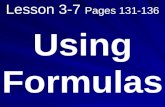 Lesson 3-7  Pages 131-136