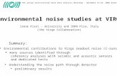 Environmental noise studies at VIRGO