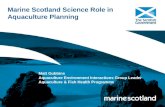 Marine Scotland Science Role in Aquaculture Planning