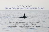 Beam Reach Marine Science and Sustainability School