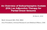 An Overview of Eslicarbazepine Acetate (ESL) as Adjunctive Therapy for Partial-Onset Seizures